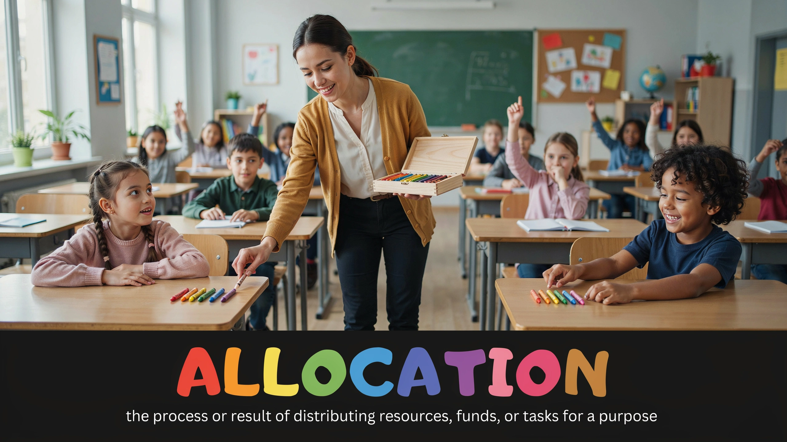 English Illustration for allocation